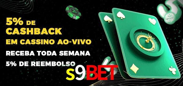 Promoções do cassino ao Vivo s9bet